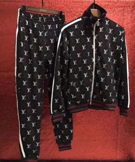 lv mens tracksuit|louis vuitton tracksuit women's.